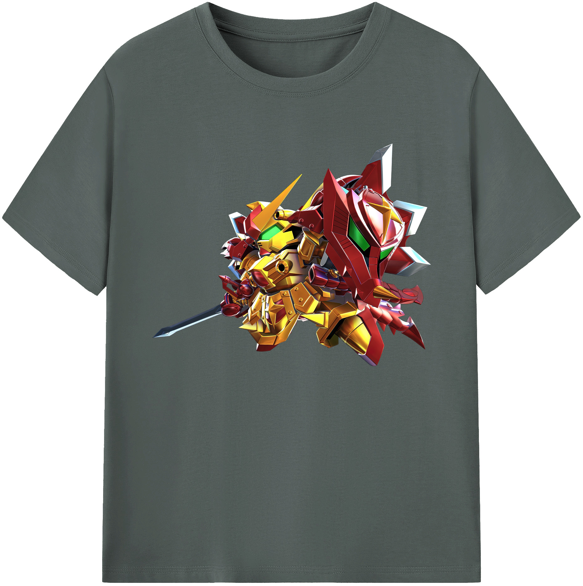 （画像用） 機動戦士ガンダム Mobile Suit Gundam 綿100％ メンズ半袖Tシャツ｜肌触りやわらか＆通気性